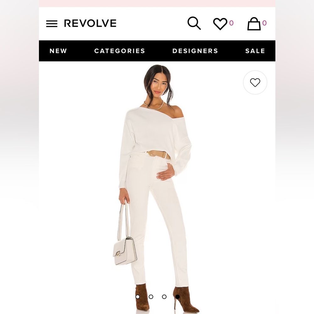 Revolve Line and Dot off the shoulder sweater